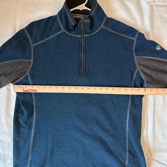 Kuhl 1/4 Zip Pullover Jacket Mens Blue Grey - Picture 3 of 6